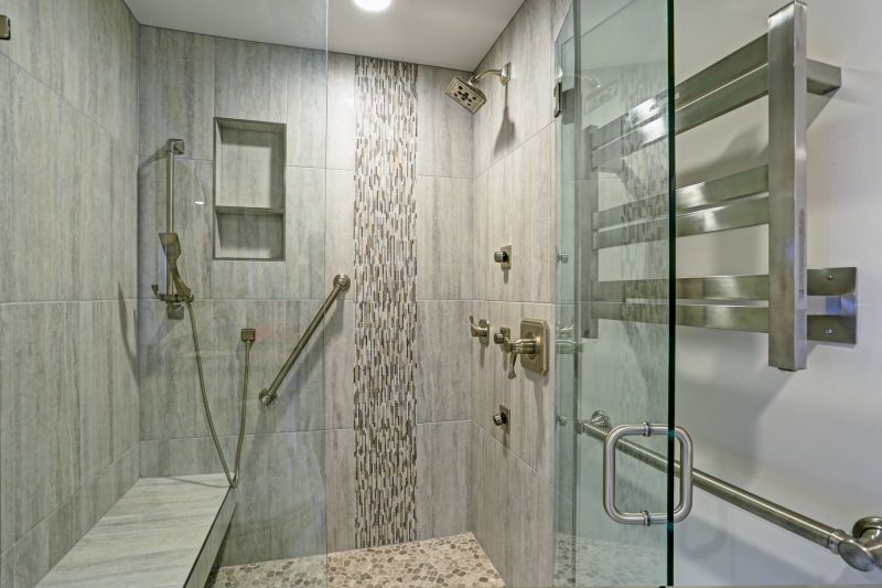 Minimalist Shower with Niche Storage